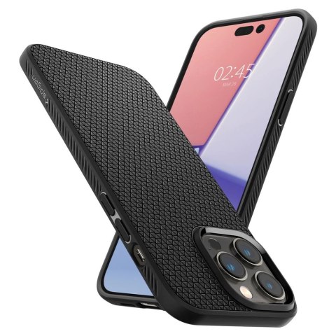 Etui Spigen Liquid Air na iPhone 14 Pro - czarny mat Etui Spigen Liquid Air na iPhone 14 Pro - czarny mat