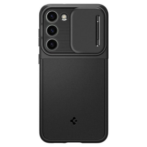 Etui Spigen Optik Armor na Samsung Galaxy S23 - czarne Etui Spigen Optik Armor na Samsung Galaxy S23 - czarne