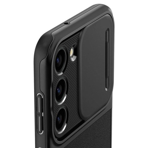 Etui Spigen Optik Armor na Samsung Galaxy S23 - czarne Etui Spigen Optik Armor na Samsung Galaxy S23 - czarne
