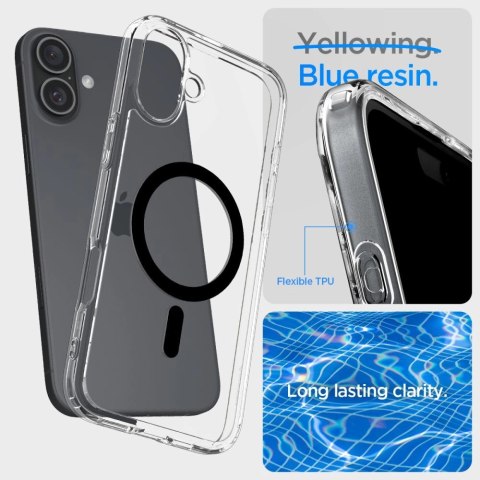 Etui Spigen Ultra Hybrid Mag z MagSafe na iPhone 16 Plus - czarne Etui Spigen Ultra Hybrid Mag z MagSafe na iPhone 16 Plus - czarne