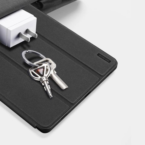 Etui z ekoskóry Dux Ducis Domo z podstawką do Samsung Tab S10+ / S9+ / S9 FE+ - czarne Etui z ekoskóry Dux Ducis Domo z podstawką do Samsung Tab S10+ / S9+ / S9 FE+ - czarne