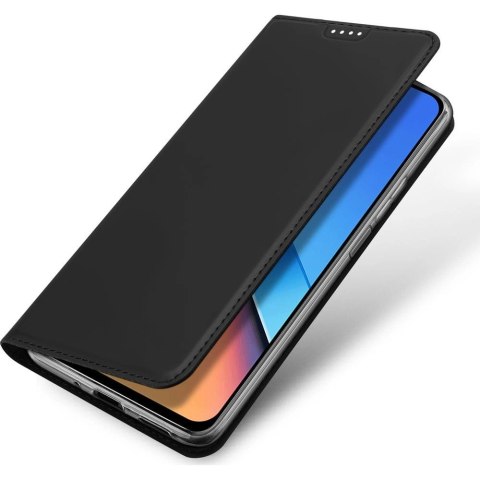 Etui z ekoskóry Dux Ducis Skin Pro do Xiaomi Redmi 12 / Redmi 12R - czarne Etui z ekoskóry Dux Ducis Skin Pro do Xiaomi Redmi 12 / Redmi 12R - czarne