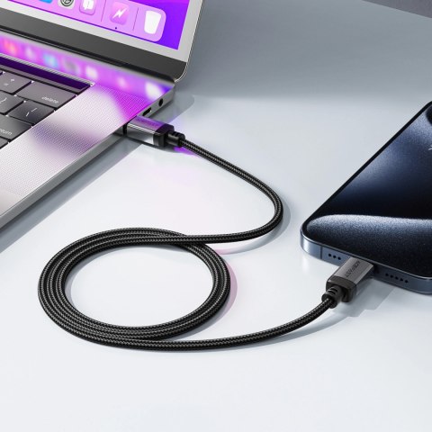 Kabel Acefast C20-03 USB-C - USB-C 480Mb/s 3A 1.2m - czarny