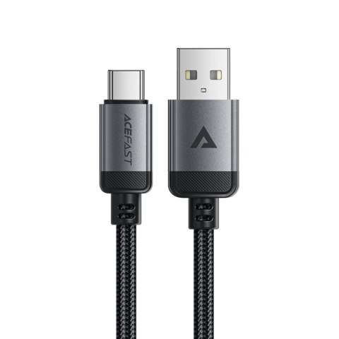 Kabel Acefast C20-04 USB-A - USB-C 480Mb/s 3A 1.2m - czarny Kabel Acefast C20-04 USB-A - USB-C 480Mb/s 3A 1.2m - czarny