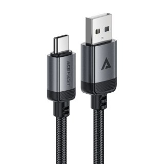 Kabel Acefast C20-04 USB-A - USB-C 480Mb/s 3A 1.2m - czarny