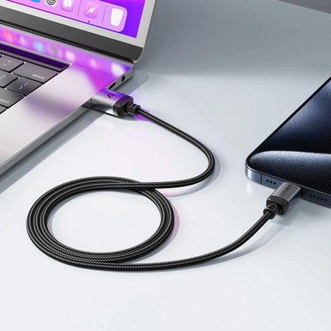 Kabel Acefast C20-04 USB-A - USB-C 480Mb/s 3A 1.2m - czarny Kabel Acefast C20-04 USB-A - USB-C 480Mb/s 3A 1.2m - czarny