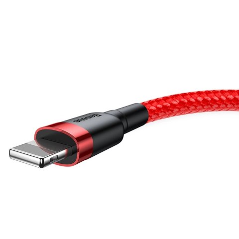 Kabel Baseus Cafule USB-A / Lightning 2A QC 3.0 3 m - czerwony Kabel Baseus Cafule USB-A / Lightning 2A QC 3.0 3 m - czerwony