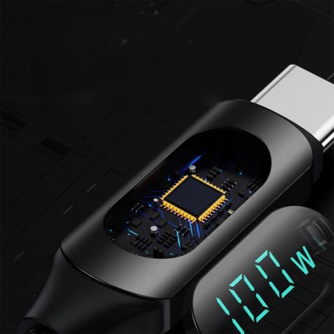 Kabel Wozinsky WUCCC2 USB-C - USB-C PD 100W 5A 480Mb/s 2m - czarny Kabel Wozinsky WUCCC2 USB-C - USB-C PD 100W 5A 480Mb/s 2m - czarny