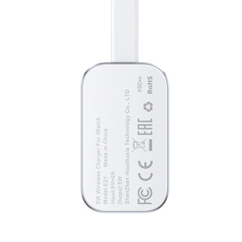 Ładowarka bezprzewodowa Acefast E21 5W do Apple Watch - srebrna Ładowarka bezprzewodowa Acefast E21 5W do Apple Watch - srebrna