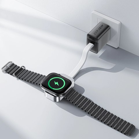 Ładowarka bezprzewodowa Acefast E21 5W do Apple Watch - srebrna Ładowarka bezprzewodowa Acefast E21 5W do Apple Watch - srebrna