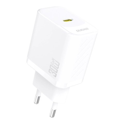 Ładowarka sieciowa Dudao A27P 30W PD GaN USB-C - biała Ładowarka sieciowa Dudao A27P 30W PD GaN USB-C - biała