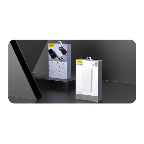 Powerbank Dudao K10Pro 2.4A 20000mAh 2 x USB-A - biały Powerbank Dudao K10Pro 2.4A 20000mAh 2 x USB-A - biały