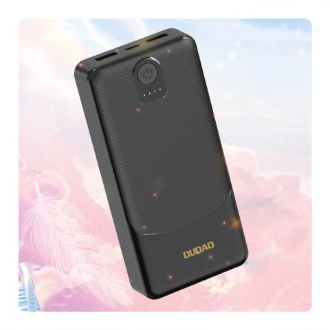 Powerbank Dudao K10Pro 2.4A 20000mAh 2 x USB-A - czarny Powerbank Dudao K10Pro 2.4A 20000mAh 2 x USB-A - czarny