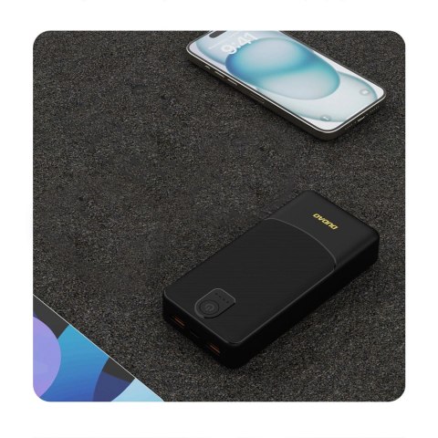 Powerbank Dudao K10Pro 2.4A 20000mAh 2 x USB-A - czarny Powerbank Dudao K10Pro 2.4A 20000mAh 2 x USB-A - czarny