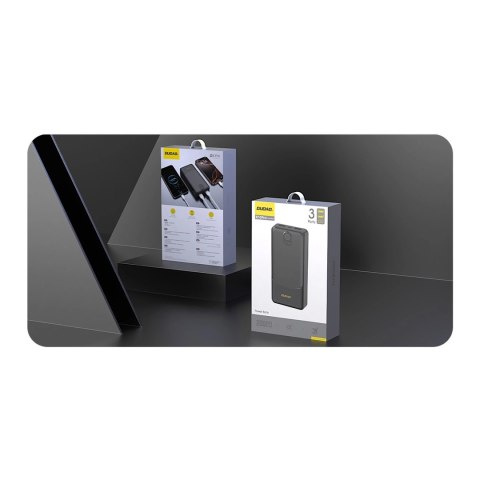 Powerbank Dudao K10Pro 2.4A 20000mAh 2 x USB-A - czarny Powerbank Dudao K10Pro 2.4A 20000mAh 2 x USB-A - czarny