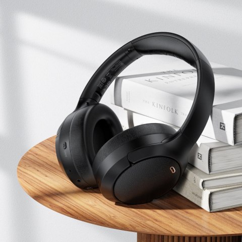 Słuchawki nauszne Acefast H6 ANC bezprzewodowe Bluetooth 5.3 IPX4 - czarne Słuchawki nauszne Acefast H6 ANC bezprzewodowe Bluetooth 5.3 IPX4 - czarne