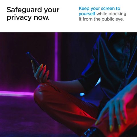 Szkło hartowane Spigen Glas.tR EZ Fit Privacy na Samsung Galaxy S24+ - 2 szt. Szkło hartowane Spigen Glas.tR EZ Fit Privacy na Samsung Galaxy S24+ - 2 szt.