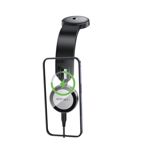 Uchwyt samochodowy Acefast D37 z ładowarką magnetyczną MagSafe 15W na deskę rozdzielczą - czarny Uchwyt samochodowy Acefast D37 z ładowarką magnetyczną MagSafe 15W na deskę rozdzielczą - czarny