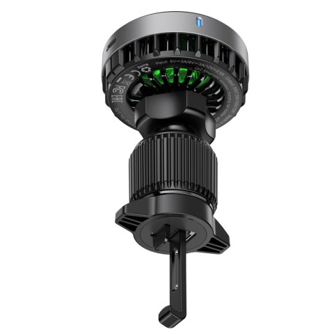 Uchwyt samochodowy Acefast D40 z ładowarką magnetyczną Qi2 15W do kratki nawiewu - czarny Uchwyt samochodowy Acefast D40 z ładowarką magnetyczną Qi2 15W do kratki nawiewu - czarny