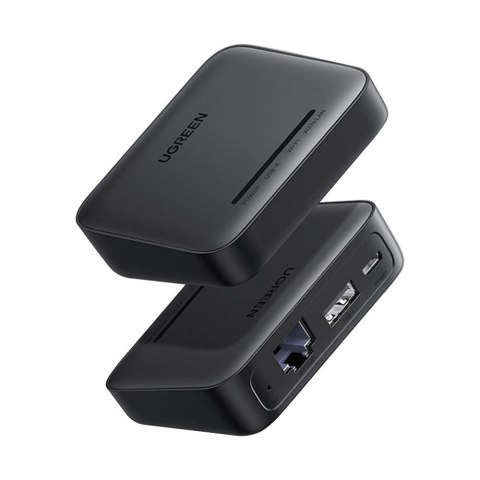 Ugreen zewnętrzna karta sieciowa adapter do drukarki czarny (CM428) Ugreen zewnętrzna karta sieciowa adapter do drukarki czarny (CM428)