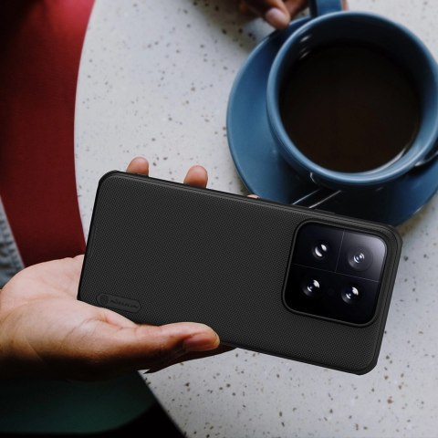 Wzmocnione etui Nillkin Super Frosted Shield Pro do Xiaomi 14 - czarny Wzmocnione etui Nillkin Super Frosted Shield Pro do Xiaomi 14 - czarny