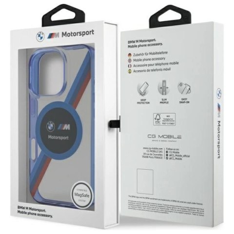 BMW BMHMP16X23HTPUT iPhone 16 Pro Max 6.9" przezroczysty/transparent hardcase Motosport IML Circle MagSafe BMW BMHMP16X23HTPUT iPhone 16 Pro Max 6.9" przezroczysty/transparent hardcase Motosport IML Circle MagSafe