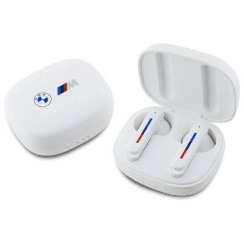BMW słuchawki Bluetooth BMBEMIATP20LOH TWS + stacja dokująca biały/white Printed Logos BMW słuchawki Bluetooth BMBEMIATP20LOH TWS + stacja dokująca biały/white Printed Logos