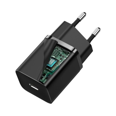 Baseus Super Si 1C szybka ładowarka USB Typ C 30W Power Delivery Quick Charge czarny (CCSUP-J01) Baseus Super Si 1C szybka ładowarka USB Typ C 30W Power Delivery Quick Charge czarny (CCSUP-J01)