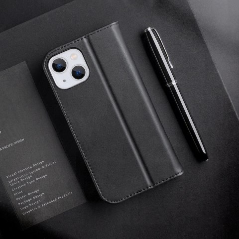 Dux Ducis Hivo skórzane etui z klapką pokrowiec ze skóry naturalnej portfel na karty i dokumenty iPhone 14 Plus czerwony Dux Ducis Hivo skórzane etui z klapką pokrowiec ze skóry naturalnej portfel na karty i dokumenty iPhone 14 Plus czerwony