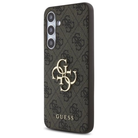 Guess GUHCS24FE4GMGBR S24 FE S721 brązowy/brown hardcase 4G Big Metal Logo Guess GUHCS24FE4GMGBR S24 FE S721 brązowy/brown hardcase 4G Big Metal Logo