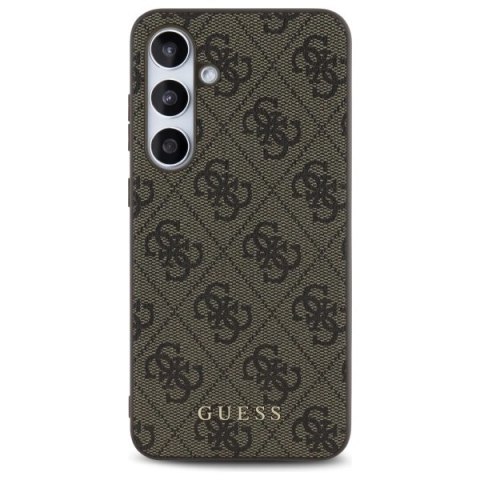 Guess GUHCS24FEG4GFBR S24 FE S721 brązowy/brown hardcase 4G Metal Gold Logo Guess GUHCS24FEG4GFBR S24 FE S721 brązowy/brown hardcase 4G Metal Gold Logo