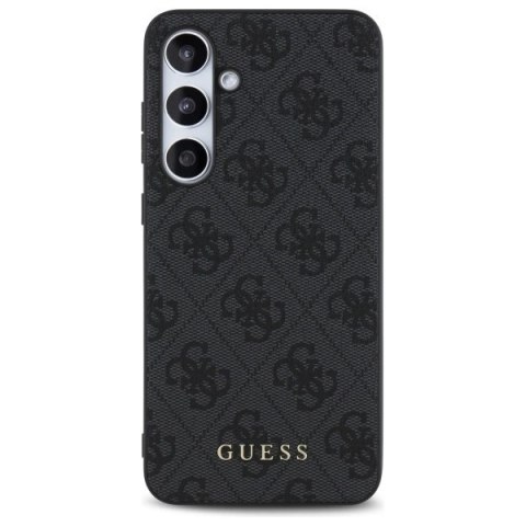 Guess GUHCS24FEG4GFGR S24 FE S721 szary/grey hardcase 4G Metal Gold Logo Guess GUHCS24FEG4GFGR S24 FE S721 szary/grey hardcase 4G Metal Gold Logo