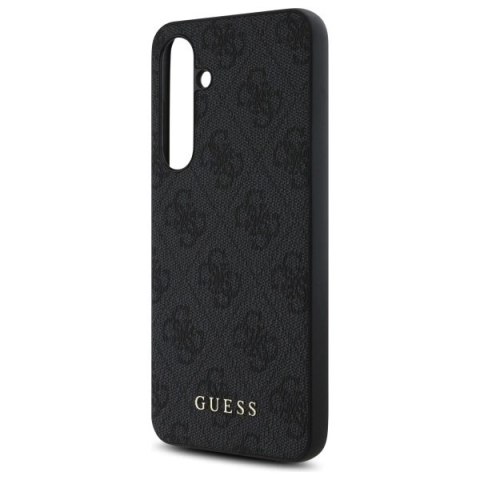 Guess GUHCS24FEG4GFGR S24 FE S721 szary/grey hardcase 4G Metal Gold Logo Guess GUHCS24FEG4GFGR S24 FE S721 szary/grey hardcase 4G Metal Gold Logo