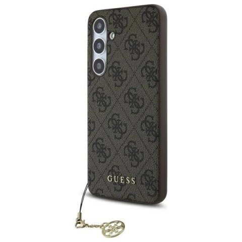 Guess GUHCS24FEGF4GBR S24 FE S721 brazowy/brown hardcase 4G Charms Collection Guess GUHCS24FEGF4GBR S24 FE S721 brazowy/brown hardcase 4G Charms Collection