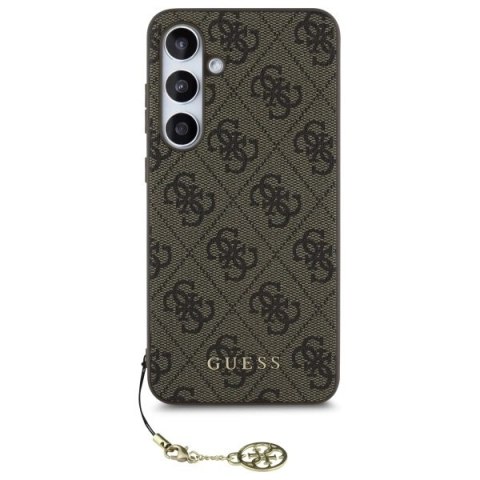 Guess GUHCS24FEGF4GBR S24 FE S721 brazowy/brown hardcase 4G Charms Collection Guess GUHCS24FEGF4GBR S24 FE S721 brazowy/brown hardcase 4G Charms Collection