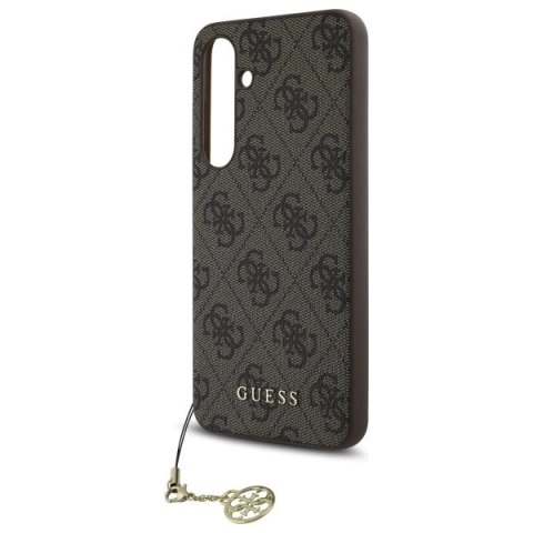 Guess GUHCS24FEGF4GBR S24 FE S721 brazowy/brown hardcase 4G Charms Collection Guess GUHCS24FEGF4GBR S24 FE S721 brazowy/brown hardcase 4G Charms Collection