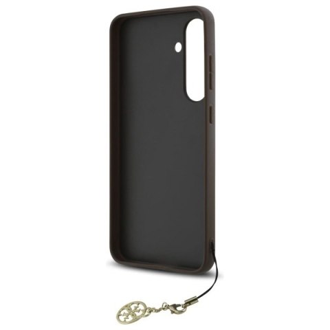 Guess GUHCS24FEGF4GBR S24 FE S721 brazowy/brown hardcase 4G Charms Collection Guess GUHCS24FEGF4GBR S24 FE S721 brazowy/brown hardcase 4G Charms Collection