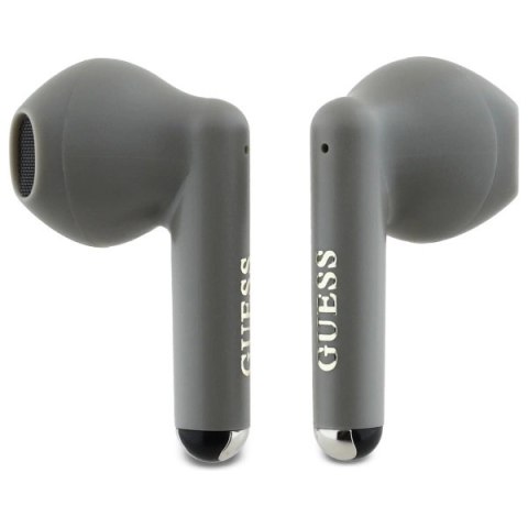 Guess słuchawki Bluetooth GUTWSJ14ESGE TWS + stacja dokująca taupe Printed Classic Logo Guess słuchawki Bluetooth GUTWSJ14ESGE TWS + stacja dokująca taupe Printed Classic Logo