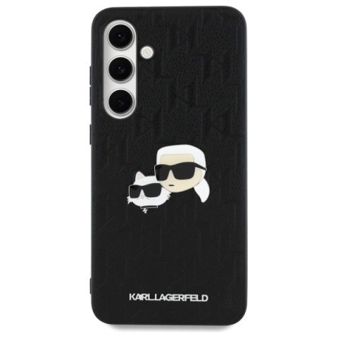 Karl Lagerfeld KLHCS24FEPGKLKCPK Sam S24 FE S721 czarny/black hardcase Monogram Karl&Chaoupette Head Pin Karl Lagerfeld KLHCS24FEPGKLKCPK Sam S24 FE S721 czarny/black hardcase Monogram Karl&Chaoupette Head Pin