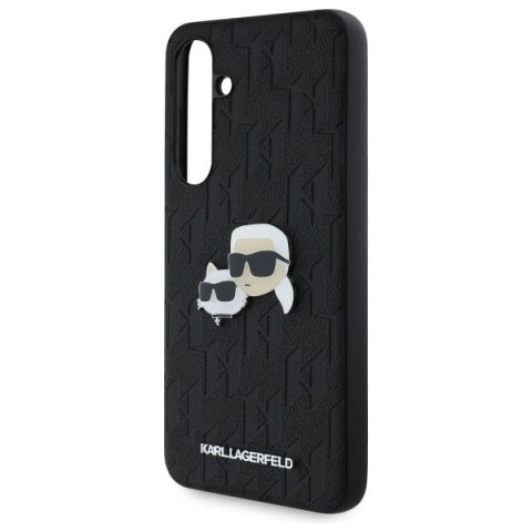 Karl Lagerfeld KLHCS24FEPGKLKCPK Sam S24 FE S721 czarny/black hardcase Monogram Karl&Chaoupette Head Pin Karl Lagerfeld KLHCS24FEPGKLKCPK Sam S24 FE S721 czarny/black hardcase Monogram Karl&Chaoupette Head Pin