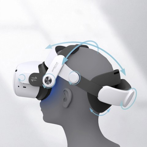 Pasek odciążający BoboVR M2+ do gogli VR Meta Quest 2 - biało-czarny Pasek odciążający BoboVR M2+ do gogli VR Meta Quest 2 - biało-czarny