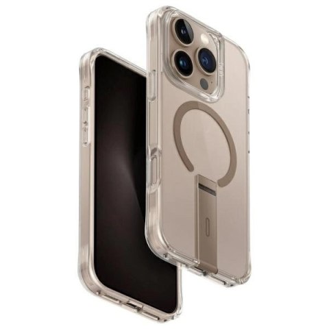 UNIQ etui Eleva with Vertica Stand iPhone 16 Pro Max 6.9" złoty/taupe gold UNIQ etui Eleva with Vertica Stand iPhone 16 Pro Max 6.9" złoty/taupe gold
