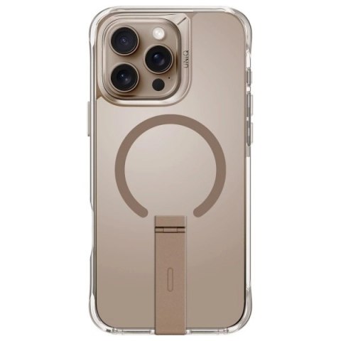UNIQ etui Eleva with Vertica Stand iPhone 16 Pro Max 6.9" złoty/taupe gold UNIQ etui Eleva with Vertica Stand iPhone 16 Pro Max 6.9" złoty/taupe gold