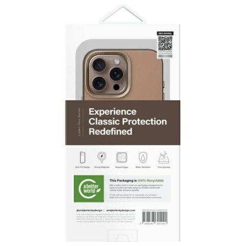 UNIQ etui Lyden DS iPhone 16 Pro 6.3" Magclick Charging brązowo-szary/flint grey UNIQ etui Lyden DS iPhone 16 Pro 6.3" Magclick Charging brązowo-szary/flint grey