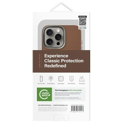 UNIQ etui Lyden DS iPhone 16 Pro 6.3" Magclick Charging karmelowy/carmel-ivory UNIQ etui Lyden DS iPhone 16 Pro 6.3" Magclick Charging karmelowy/carmel-ivory