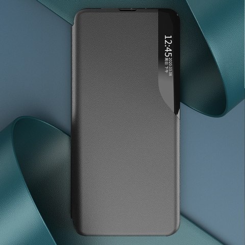 Eco Leather View Case etui do Samsung Galaxy S25 Ultra z klapką i podstawką - czarne