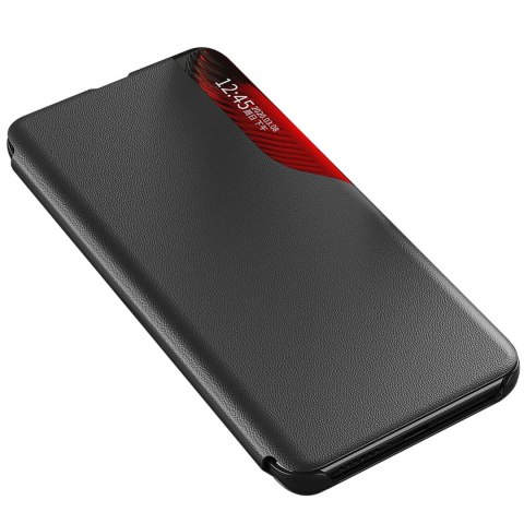 Eco Leather View Case etui do Samsung Galaxy S25+ z klapką podstawka - czarne