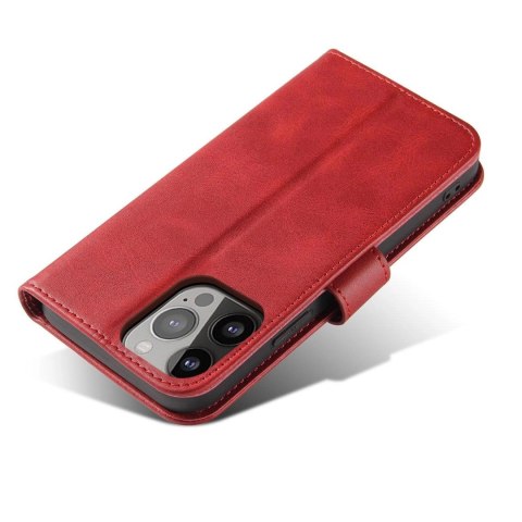 Etui Magnet Case z klapką do Samsung Galaxy A16 / A16 5G - czerwone