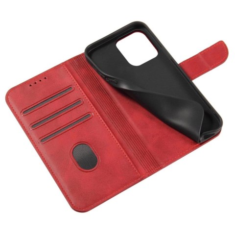 Etui Magnet Case z klapką do Samsung Galaxy A16 / A16 5G - czerwone