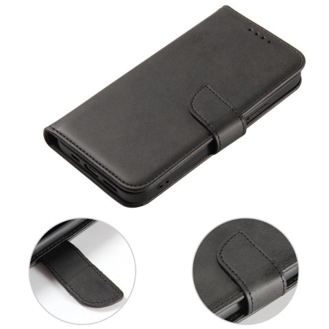 Etui Magnet Case z klapką do Samsung Galaxy S25 - czarne